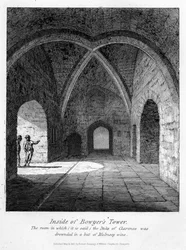 A Bowyer-torony belseje, 1830